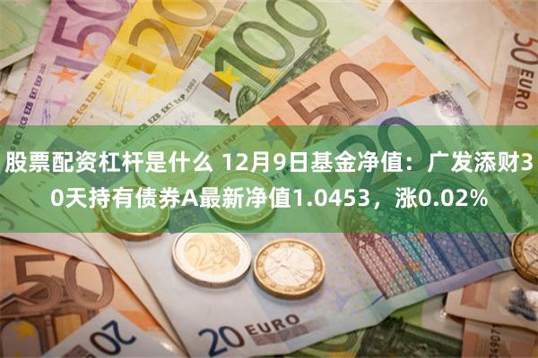 股票配资杠杆是什么 12月9日基金净值：广发添财30天持有债券A最新净值1.0453，涨0.02%